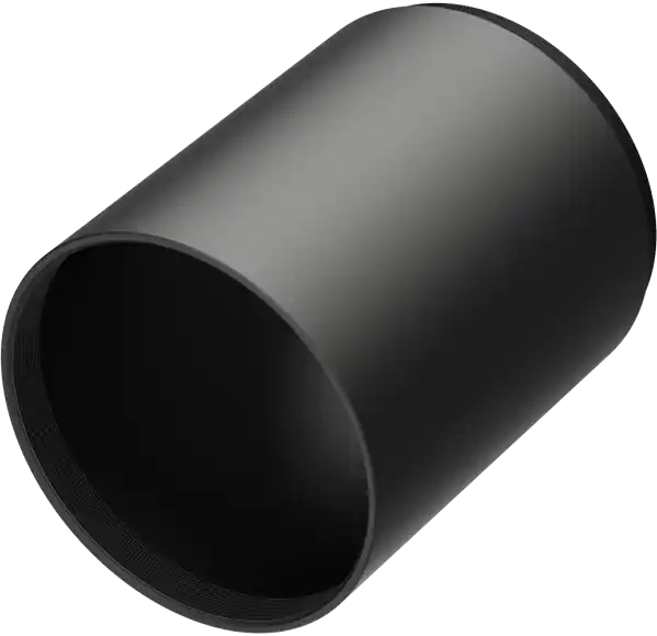 Leupold 50mm Alumina Lens Shade - Black Aluminum Screw-On Mount
