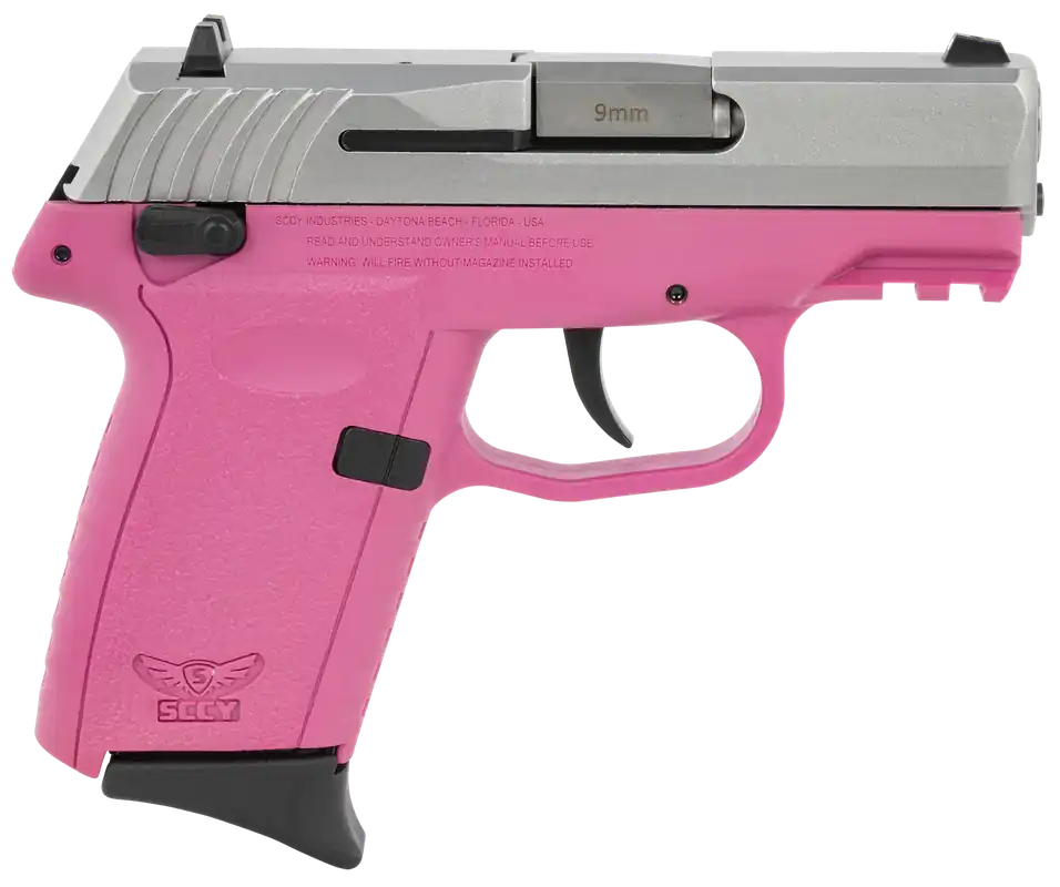 SCCY CPX-1 Gen3 9mm Pistol, Pink Finish, 10+1 Capacity, 3.10" Barrel
