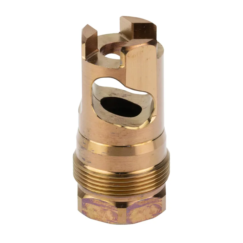 Rearden RPB Muzzle Brake .375 5/8x24 Heat Treated Gold