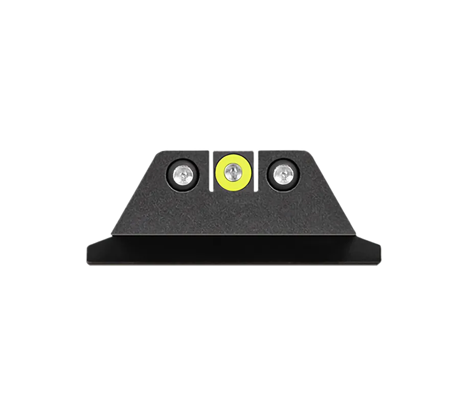 Night Fision Tritium Night Sights for Smith & Wesson M&P/M&P M2.0 - Green/Yellow Front, Green/Black Rear