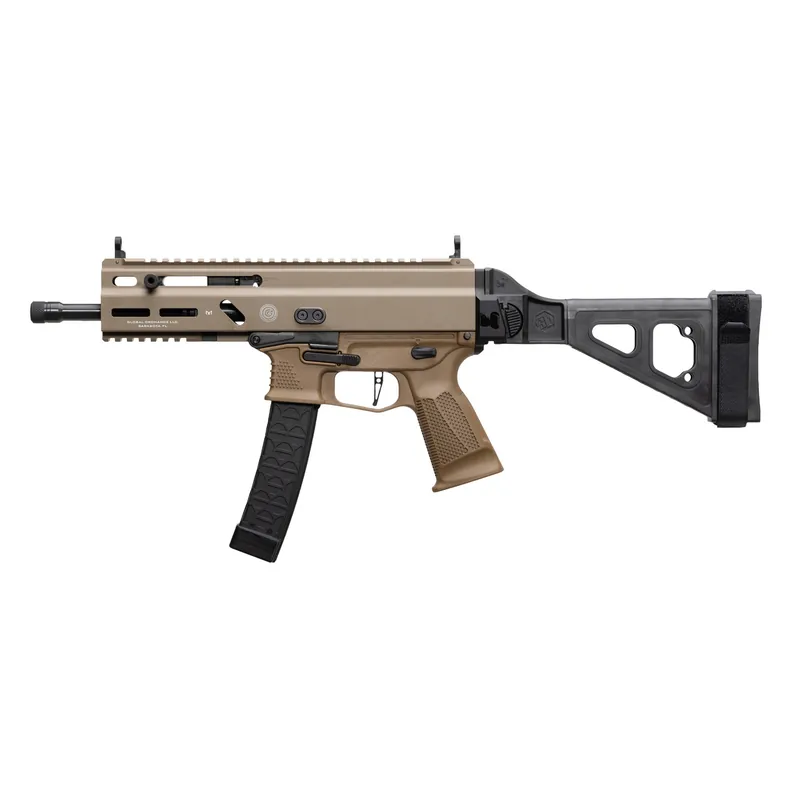 Grand Power Stribog SP9A3 9mm 8in 30rd FDE Brace