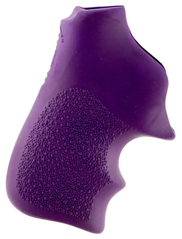 Hogue 78026 Tamer Purple Rubber Grip with Finger Grooves for Ruger LCR/LCRx