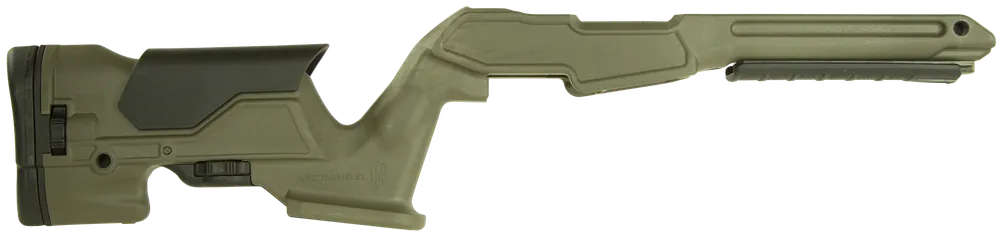 Archangel AAP1022OD OD Green Precision Stock with Adjustable Cheek Riser for Ruger 10/22