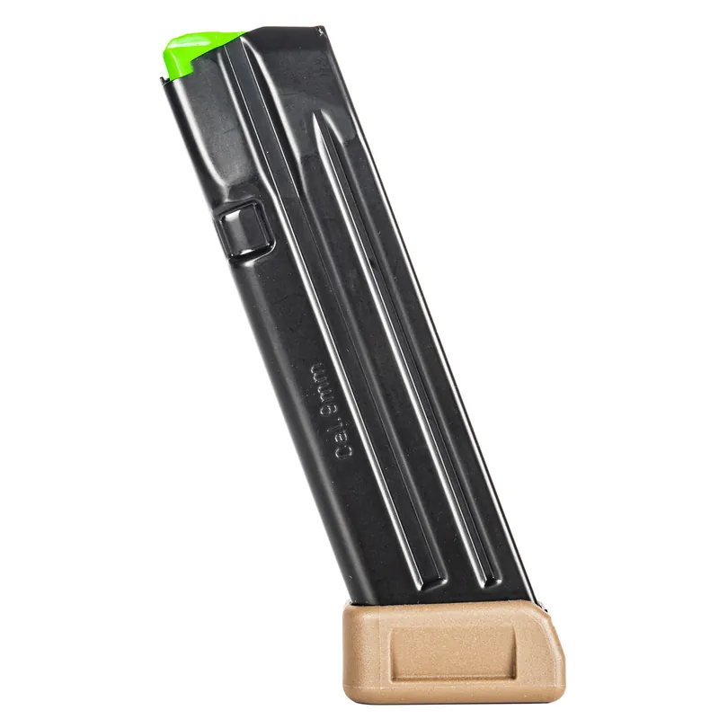 MEC-GAR Glock 17 9mm 20rd Magazine FDE Anti-Friction