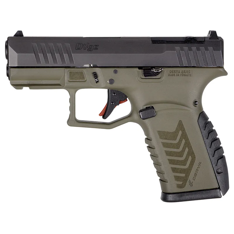 DERYA DY9Z 9mm 3.5" 15rd ODG/BLK