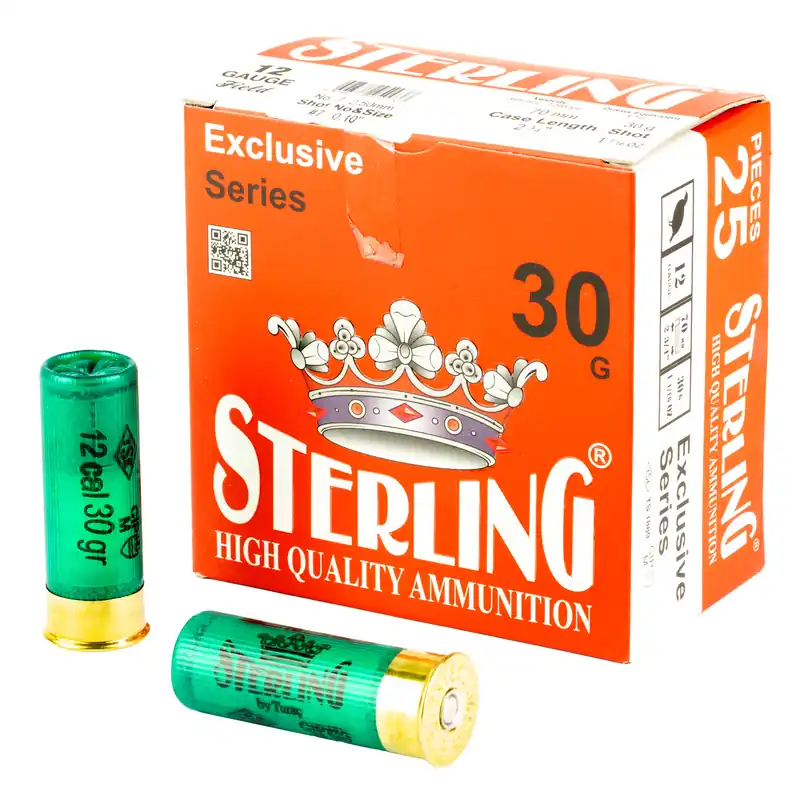 Sterling Exclusive 12 Gauge 2.75" #7 Shotgun Shells - 25 Pack