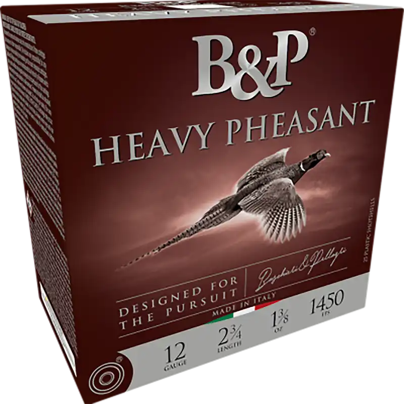 B&P Heavy Pheasant 20 Gauge 3" 1 1/4oz #5 Shot Ammunition - 25 Rounds per Box