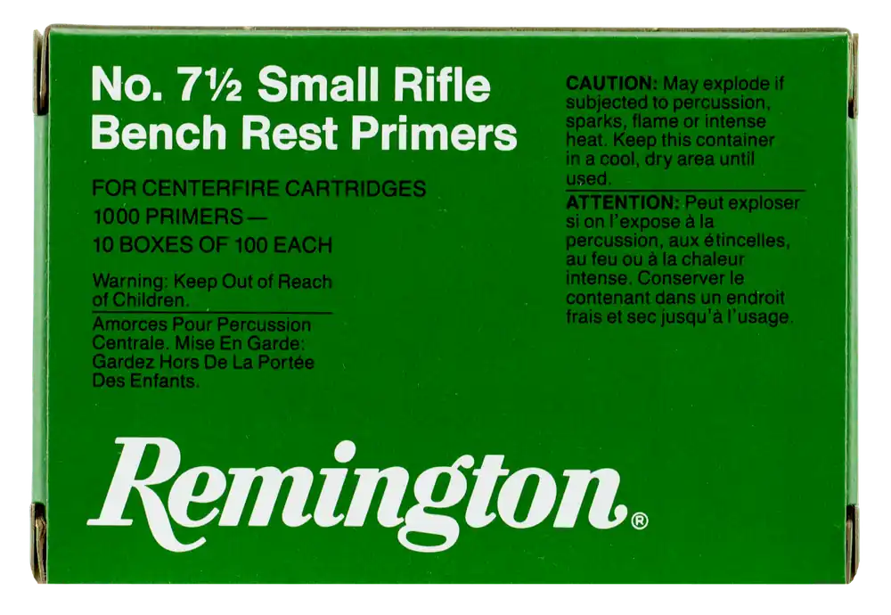 Remington 22628 Benchrest Small Rifle Centerfire Primers