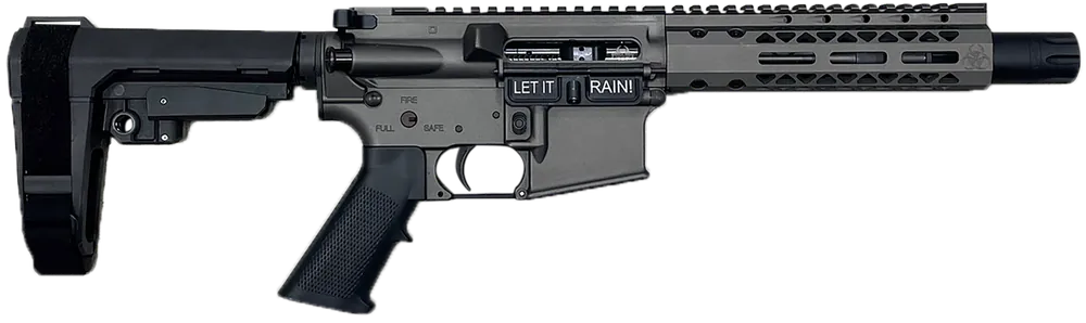 BRO24102501 Spec15 5.56 NATO Pistol - 7" Barrel, Tungsten Gray Cerakote