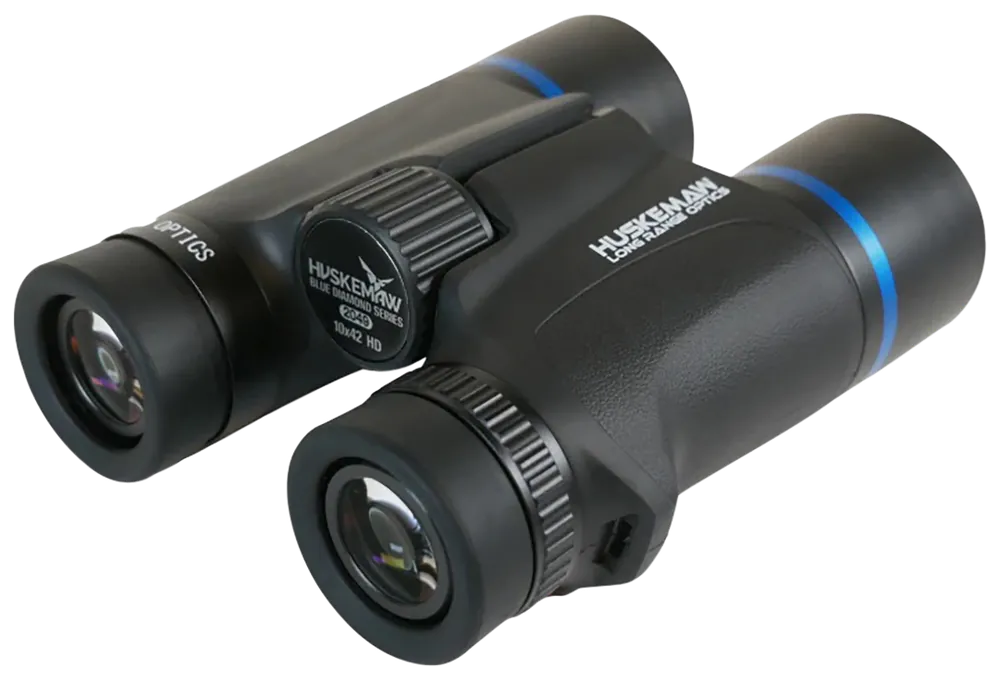 Huskemaw Optics Blue Diamond 10x42mm Binoculars - Black Aluminum/Stainless Steel