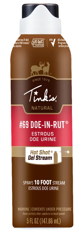 Tinks W6260 #69 Hot Shot Doe Estrus Scent Gel 5 oz