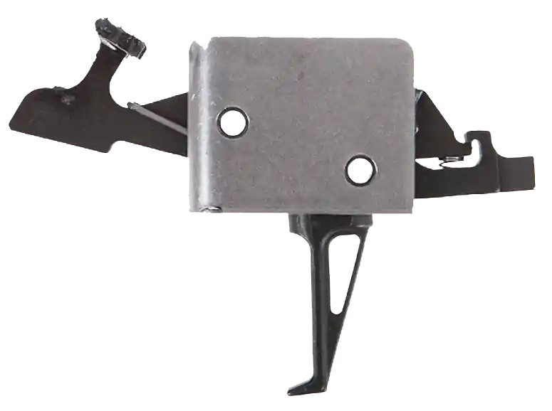 CMC 92504 Drop-In Two-Stage Trigger, 2 lbs Draw Weight, Black/Silver Finish