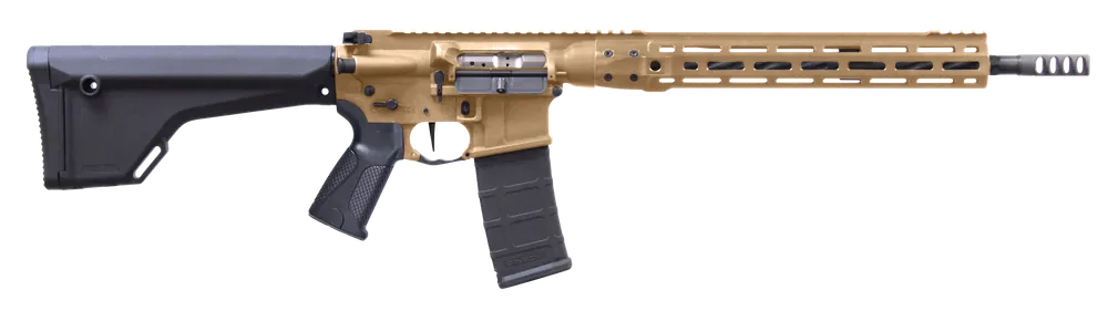 LWRCI Competition 5.56 NATO Rifle - 16" FDE Cerakote, Magpul MOE Stock & Grip