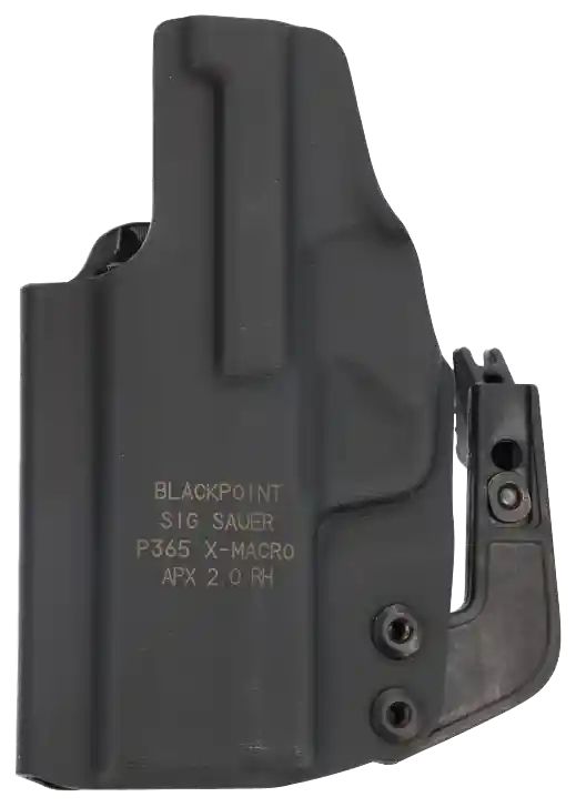 Sig Sauer Tactical IWB Holster for Sig P365-XMACRO, Black, Right Hand, Belt Clip