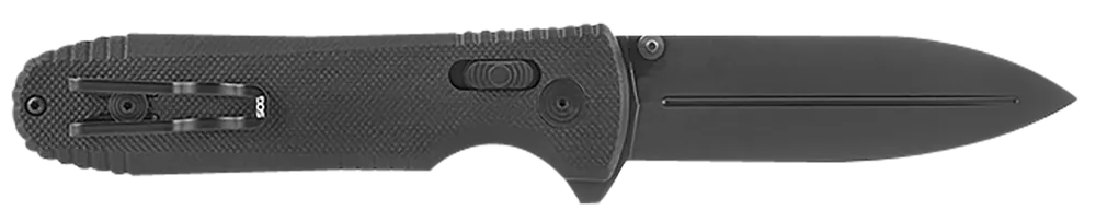 SOG Pentagon XR Folding Knife with Black TiNi CTS XHP Blade and G10 Handle