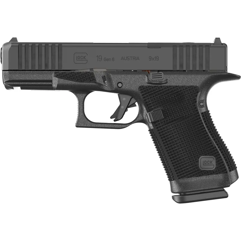 GLOCK 19 Gen 6 9mm 15rd 4.02" Black Optics Ready