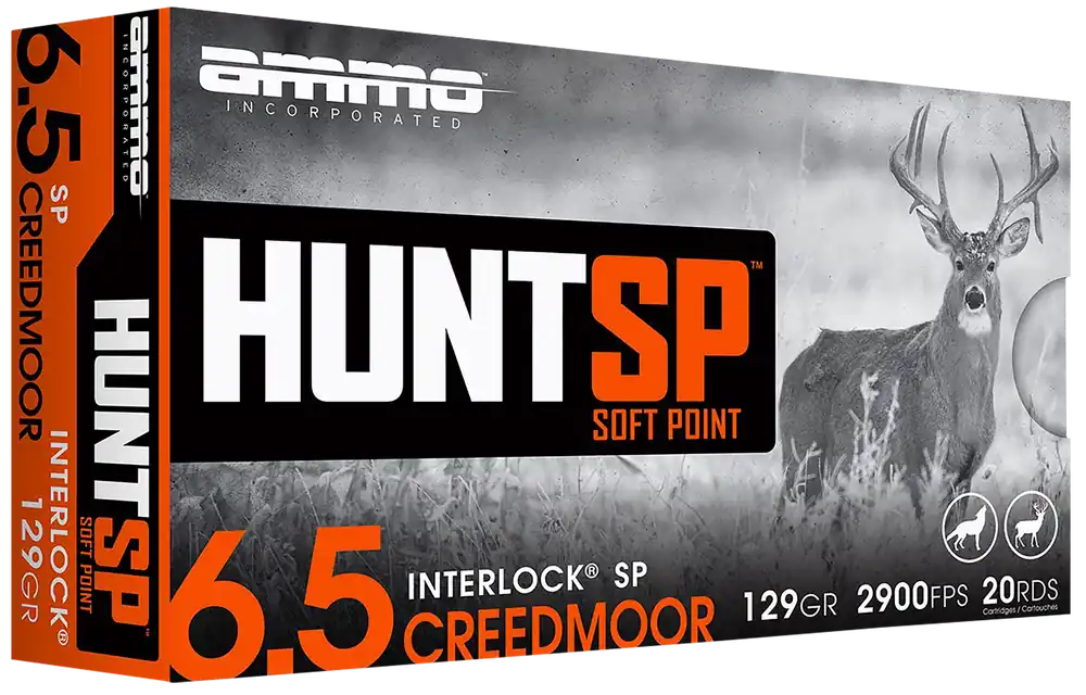 Ammo Inc 6.5 Creedmoor 129gr Soft Point - 20 Rounds per Box