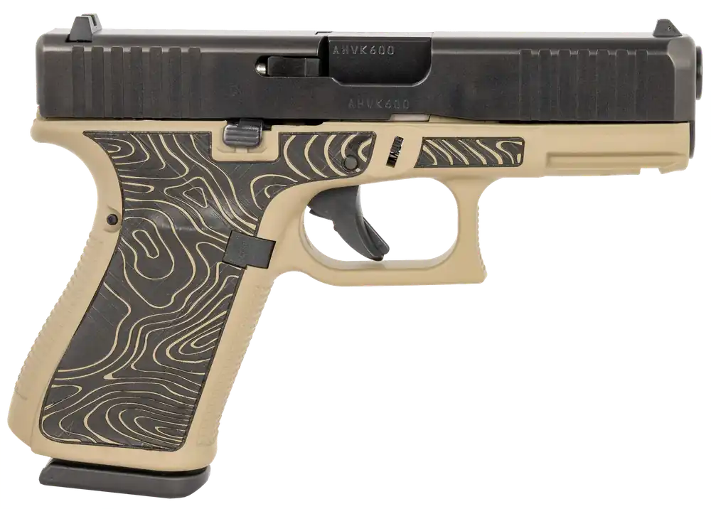 Glock G19 Gen5 9mm Compact, Coyote Tan, 15+1 Capacity, 4.02" Barrel