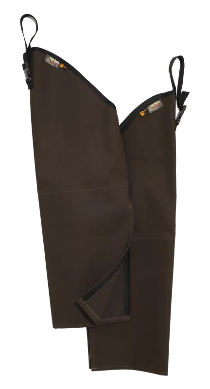 Boyt Harness Rattlers 1000D Nylon Brown Husky Chaps with Adjustable Straps - 30"