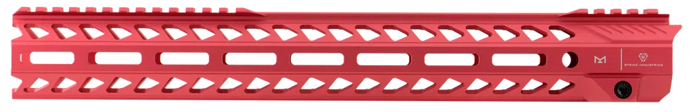 Strike Industries STRIKERAIL AR-15 Red Aluminum 15.50" M-LOK Handguard