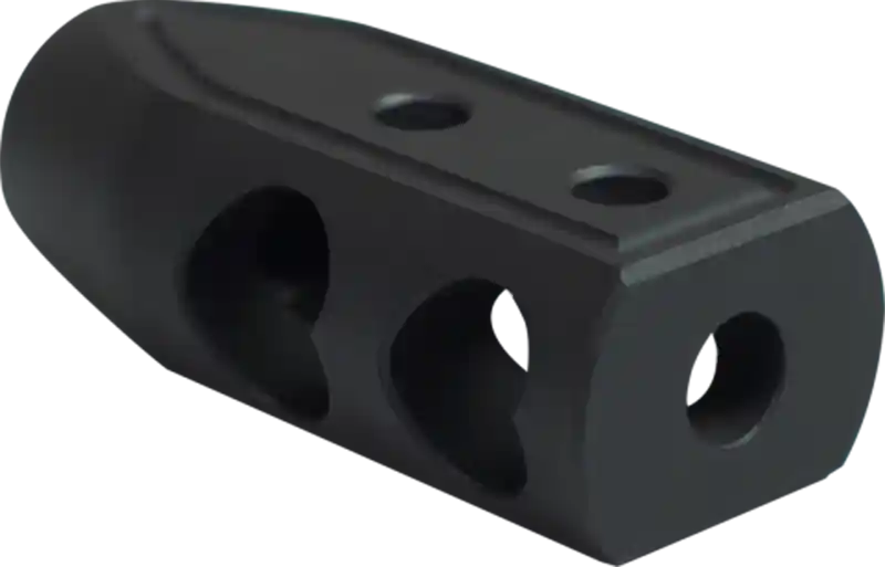 Timber Creek Outdoors Heart Breaker Muzzle Brake for 223 Rem AR-Platform, Black Cerakote, 1/2"-28 tpi Threads
