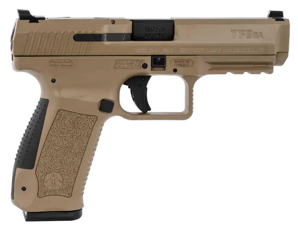 Canik TP9SA Mod.2 9mm Luger Pistol with FDE Slide & Black Grip