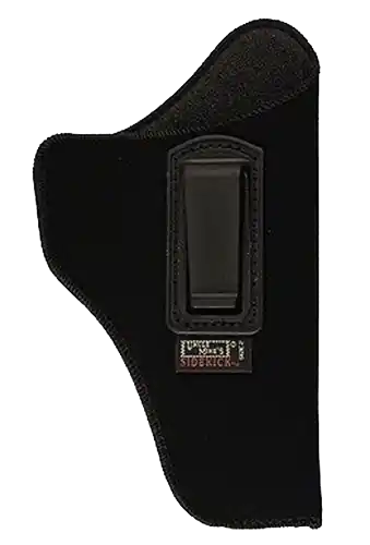 Uncle Mike's IWB Holster Size 02 for Medium Revolvers, 4" Barrel, Right Hand, Black Suede-Like