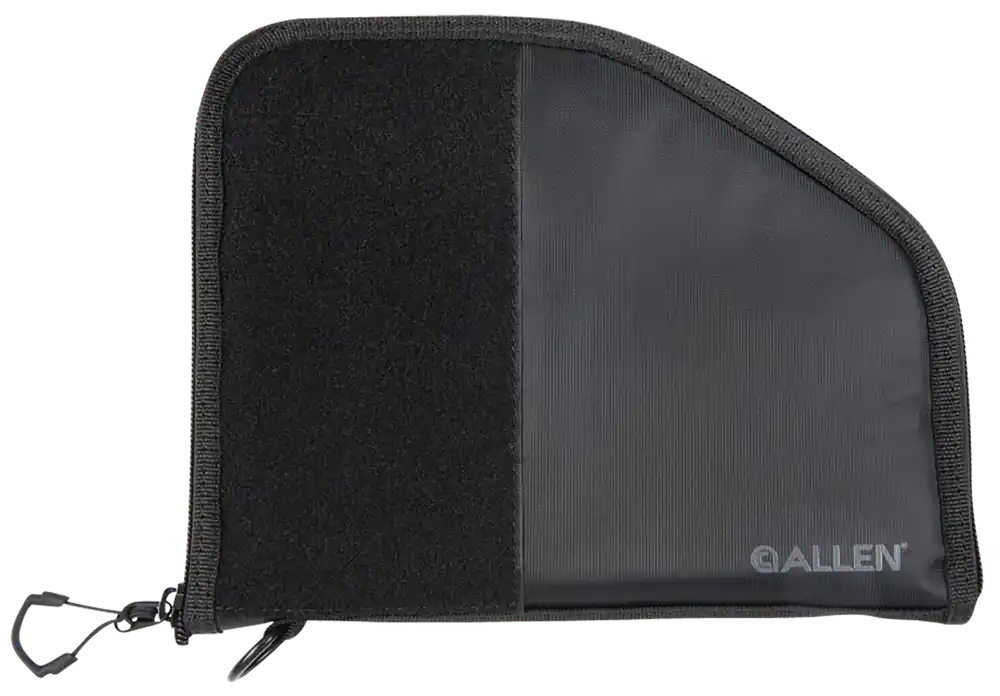 Allen 78-9 Pistol Case with Mag Pouch for Full-Size Handguns - Black Nylon