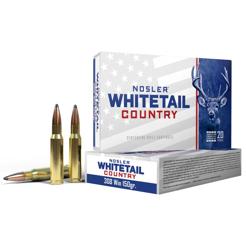Nosler Whitetail Country .308 Win 150gr SP 20/200