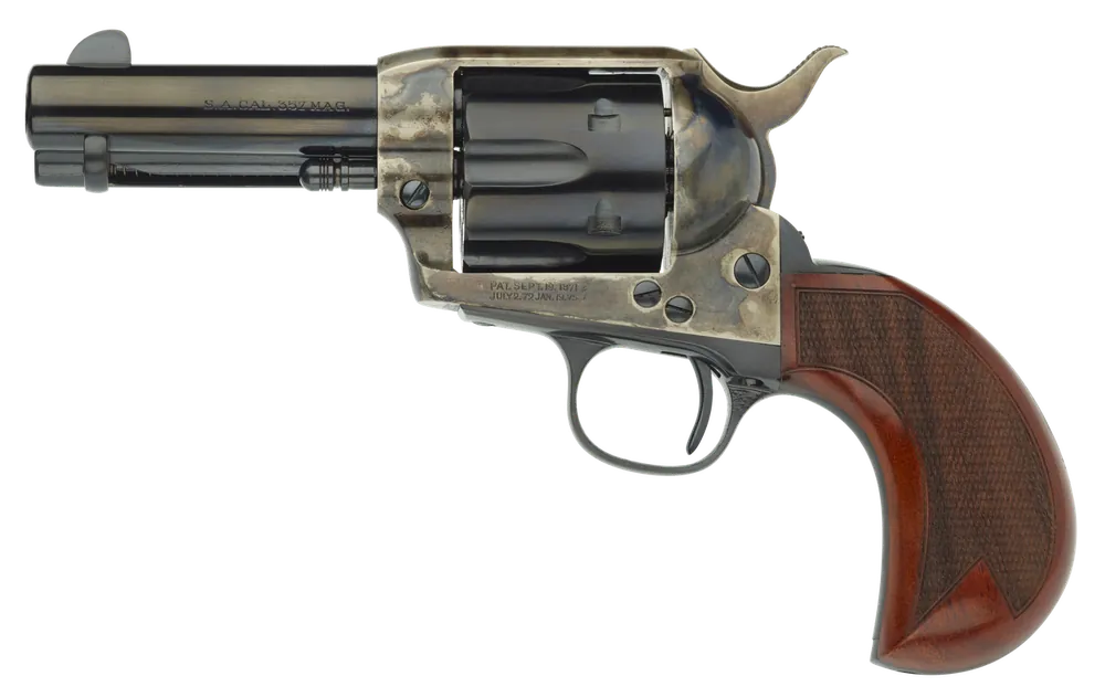 Taylors & Company 1873 Cattleman 45 Colt Revolver with Blued Cylinder & Case Hardened Frame