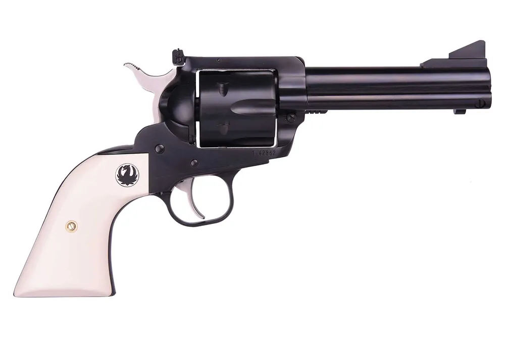 FLATTOP 45LC/45A Revolver with 4-5/8" Barrel in Blue/Ivory Finish