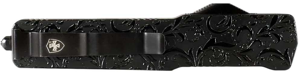 Templar Knife 3.25in OTF Drop Point D2 Black Gloss