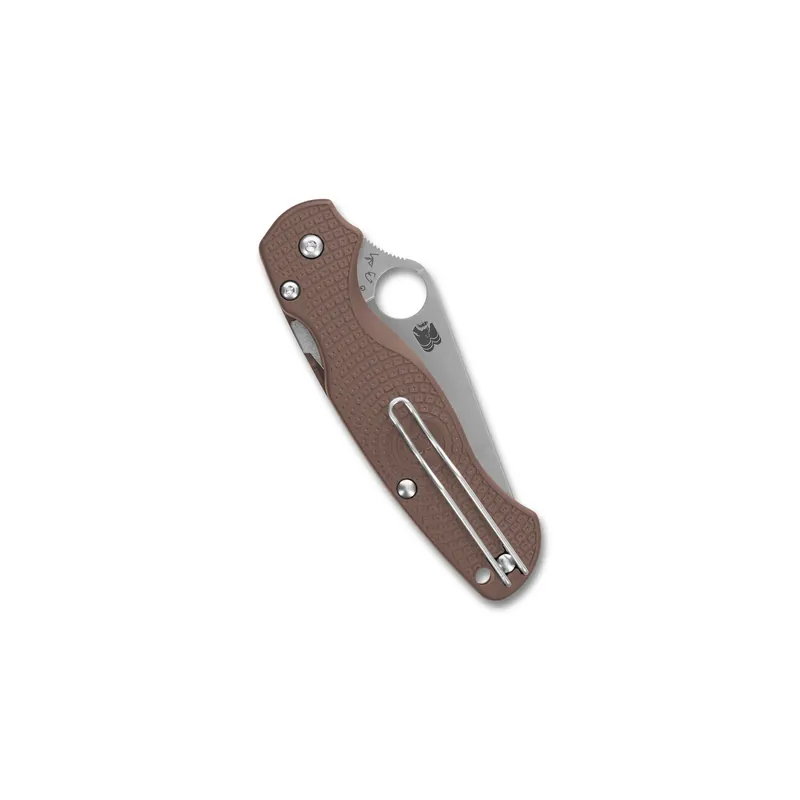 Spyderco Para Military 2 LW CPM 15V Brown Folding Knife