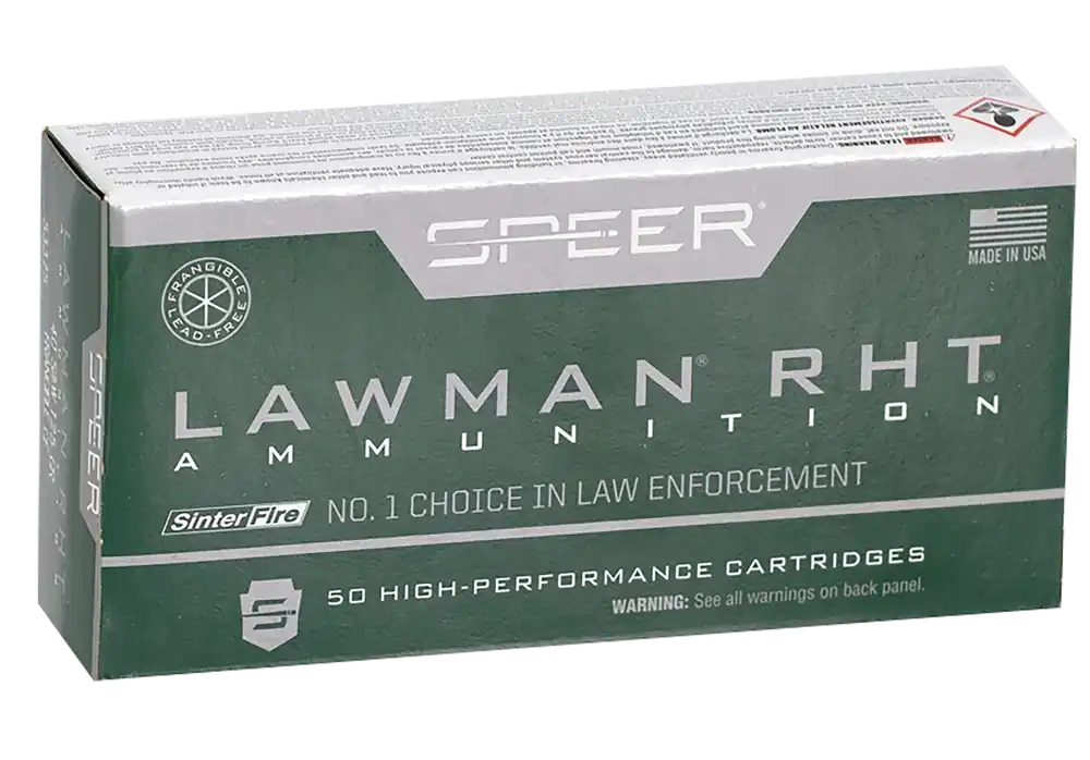 Speer Lawman RHT 40S&W 125gr Frangible Ammo - 50/Box, 20/Case