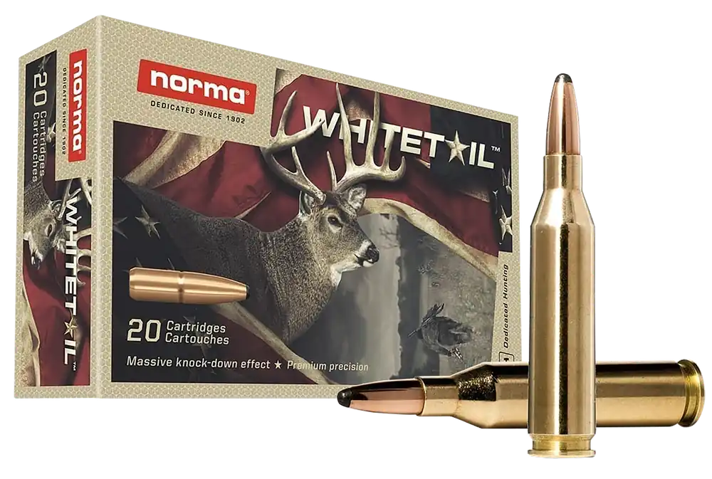 Norma Ammunition 243Win 100gr PSP for Whitetail Hunting - 20/Box