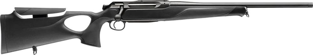 Sauer 80117653 Synchro XT 300 Win Mag Rifle with Titanium Gray Threaded Barrel and Adjustable Synthetic Stock