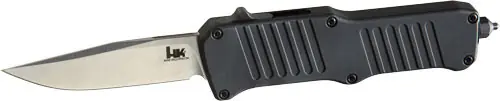 HK Mini Incursion 2.95" OTF Knife with Clip Point and Matte Aluminum Handle