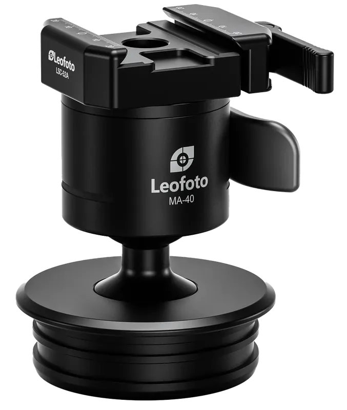Leofoto USA MAB-75X Ball Head Black Aluminum