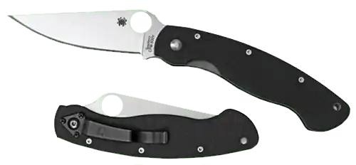 Spyderco Military Folding Knife with 4" CPM S30V Blade and G10 Black Handle