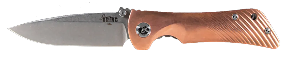 Southern Grind Spider Monkey Folding Knife with Titanium/Copper Handle