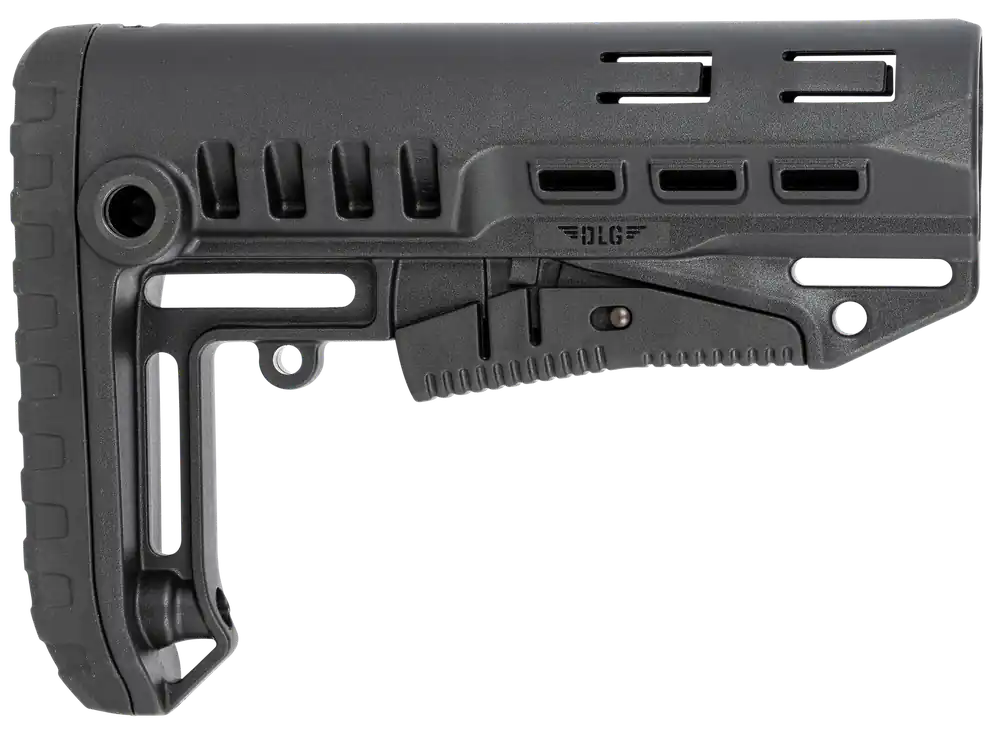 NcStar DLG-130 Compact Mil-Spec Stock in Black Synthetic Finish