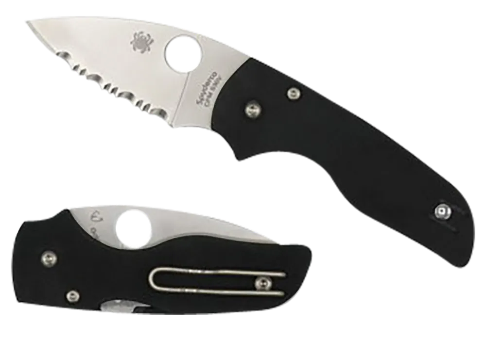 Spyderco Lil' Native Folding Knife with Satin CPM S30V Blade and Black G10 Handle