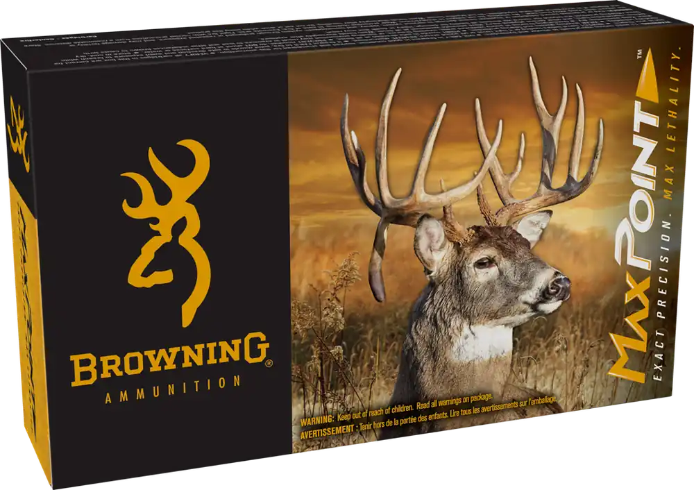 Browning Ammo B192127002 Max Point 270WSM 130gr - 20 Rounds per Box, 10 Boxes per Case
