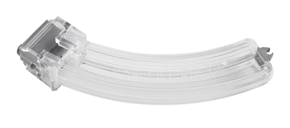 Champion 40420 Clear Rotary 25rd Magazine for Ruger 10/22 - .22 LR