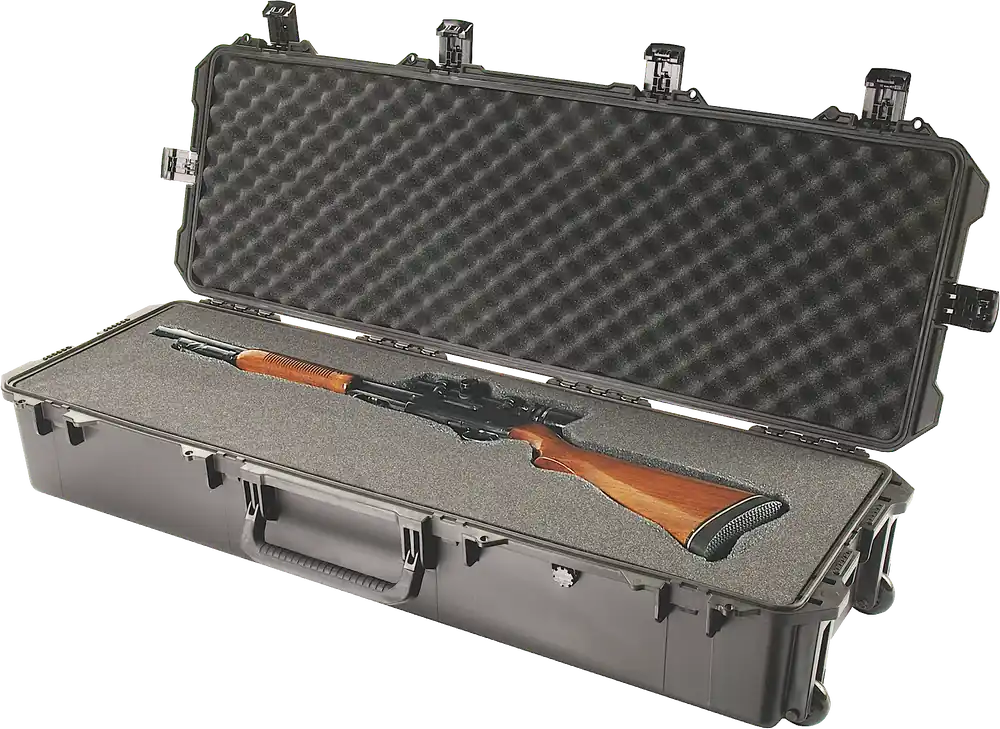 Pelican Storm Long Case 44" Black HPX Resin for 2 Guns with Wheels