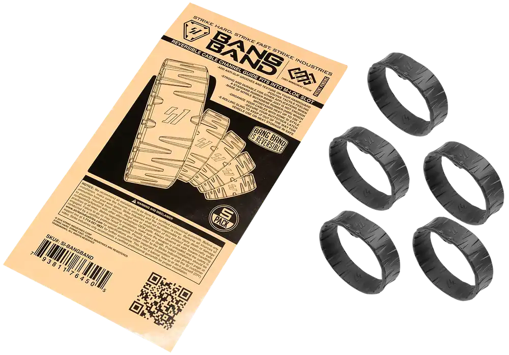 Strike Industries BANGBAND Black Rubber Bands 5-Pack