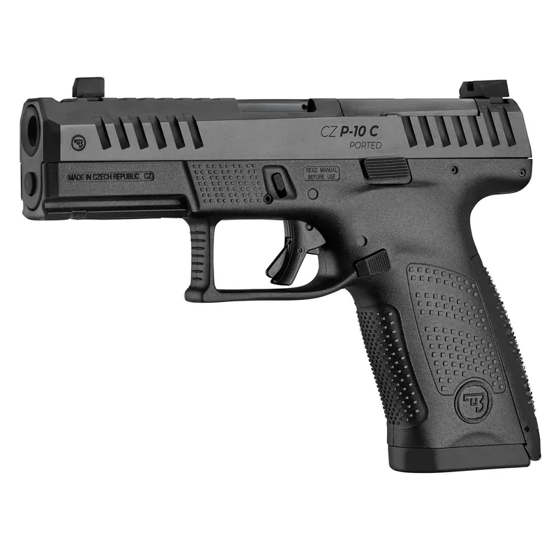 CZ P-10C OR Ported 9mm 4" 15rd Black