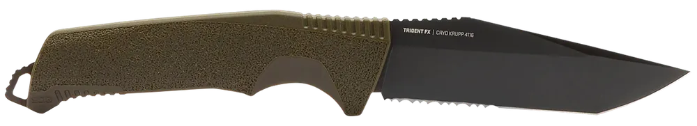 SOG Trident FX 4.20" Tanto Blade with OD Green Handle