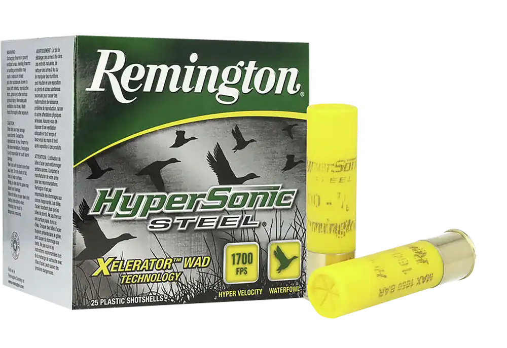 Remington HyperSonic Steel 20 Gauge 3" 2 Shot Ammunition - 25 Box/10 Case