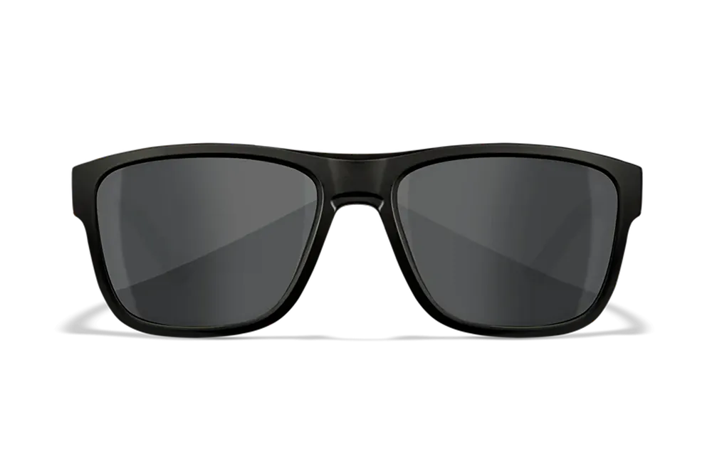 Wiley X Ovation Sunglasses - Smoke Gray Lens, Matte Black Frame, M/L Size